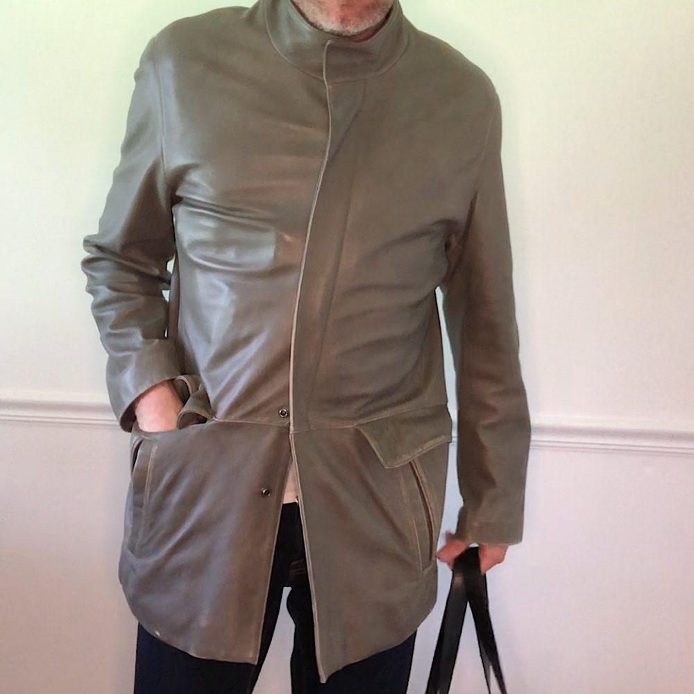 Mens leather jacket